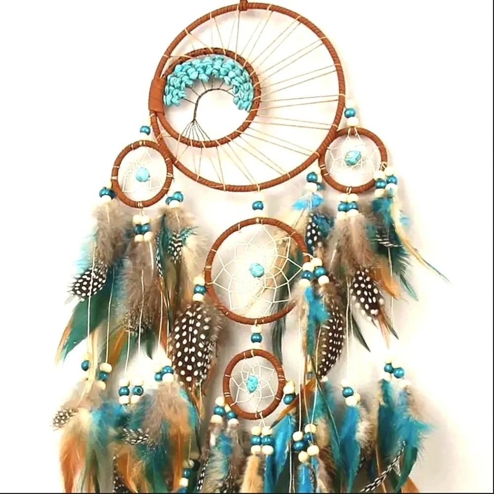 Dream Catcher Turquoise Indian Ojo Tree of Life Dreamweaver Oho